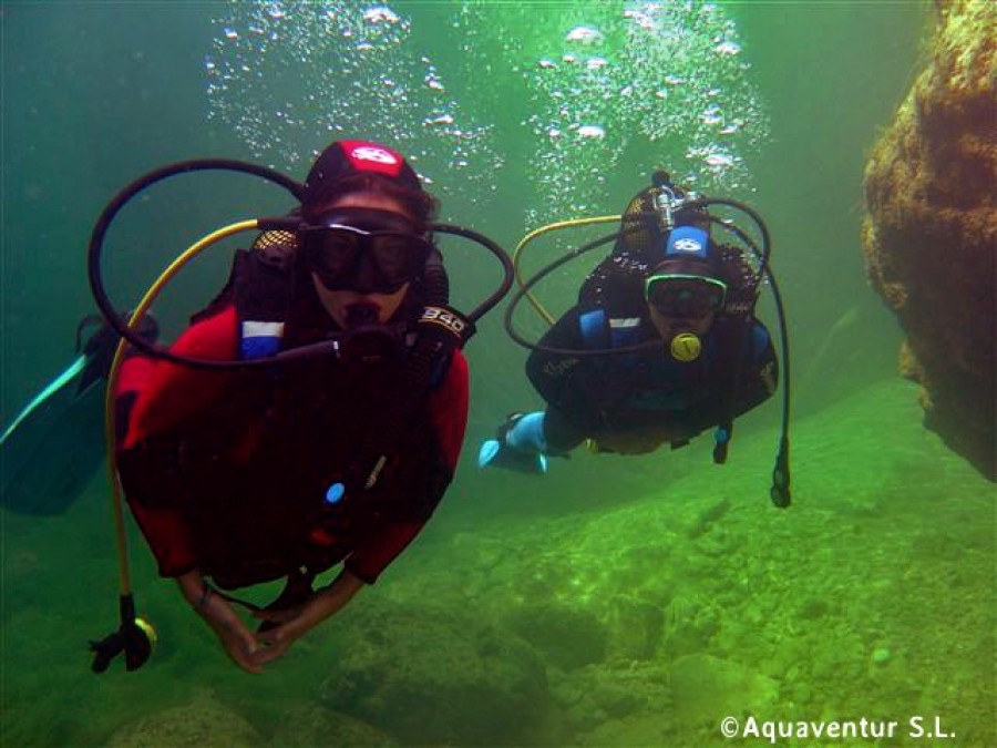 Buceo rio Tajo